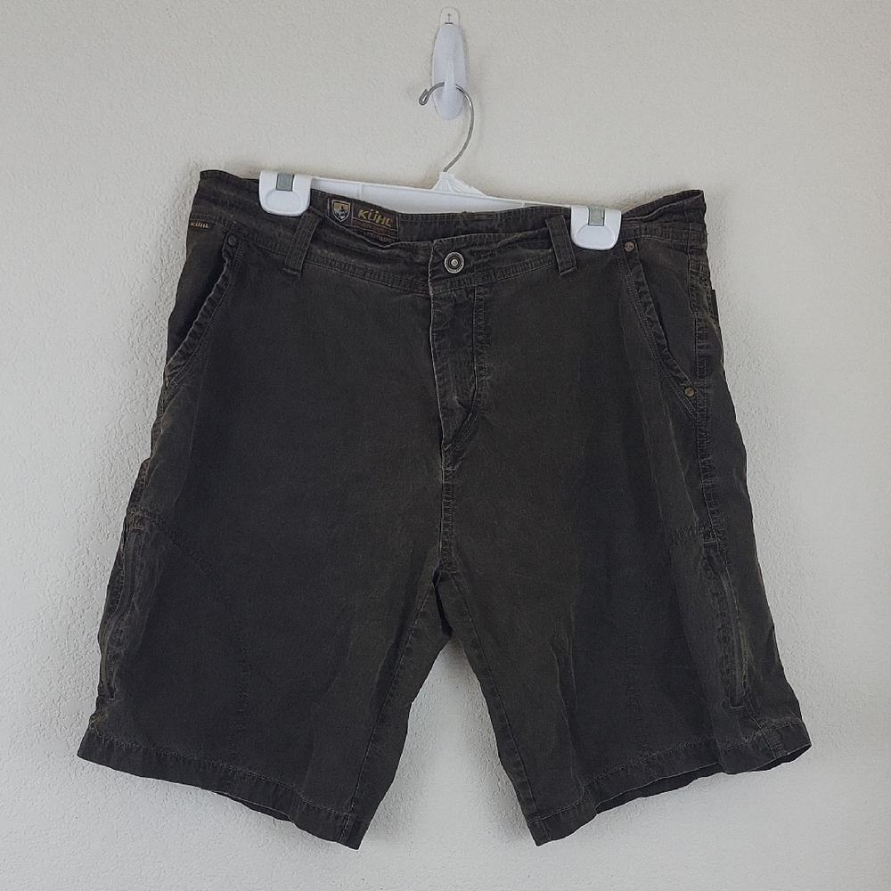 Kuhl Crag Series Men's 36 Hiking Cargo Camping Outdoor Shorts Brown